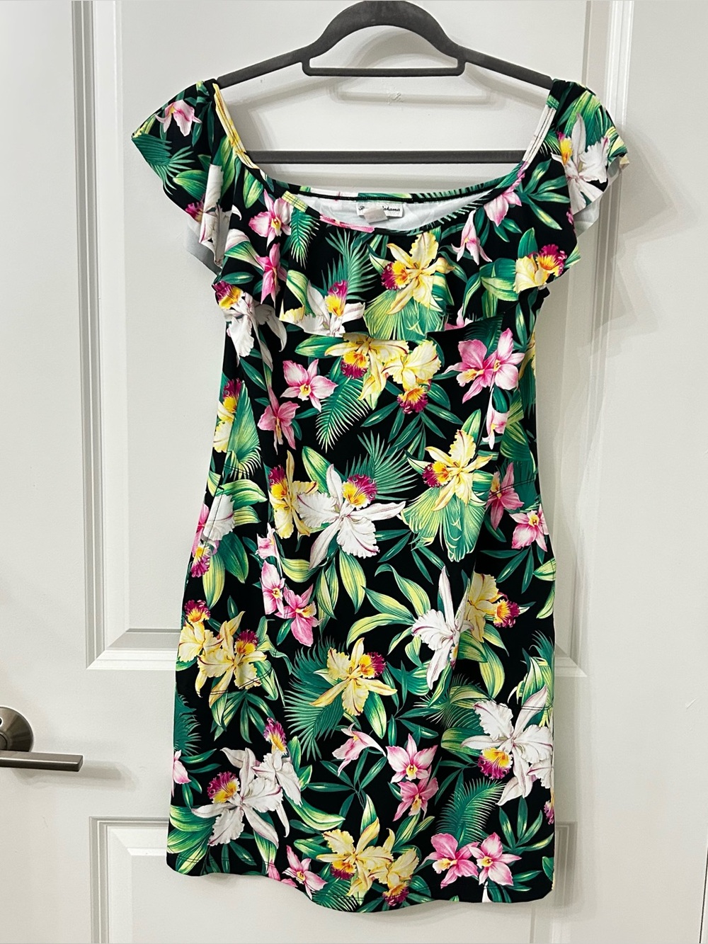 Tommy Bahama tropical Floral Off-Shoulder Dress/Coverup